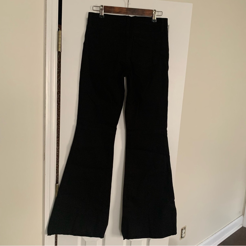 O2 Denim Black Bell Bottom Flares - Picture 8 of 9